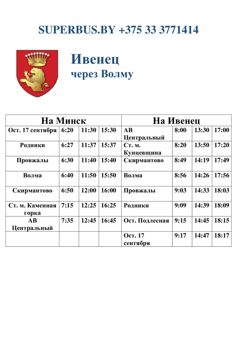 ивенец через волму 25.04.2025