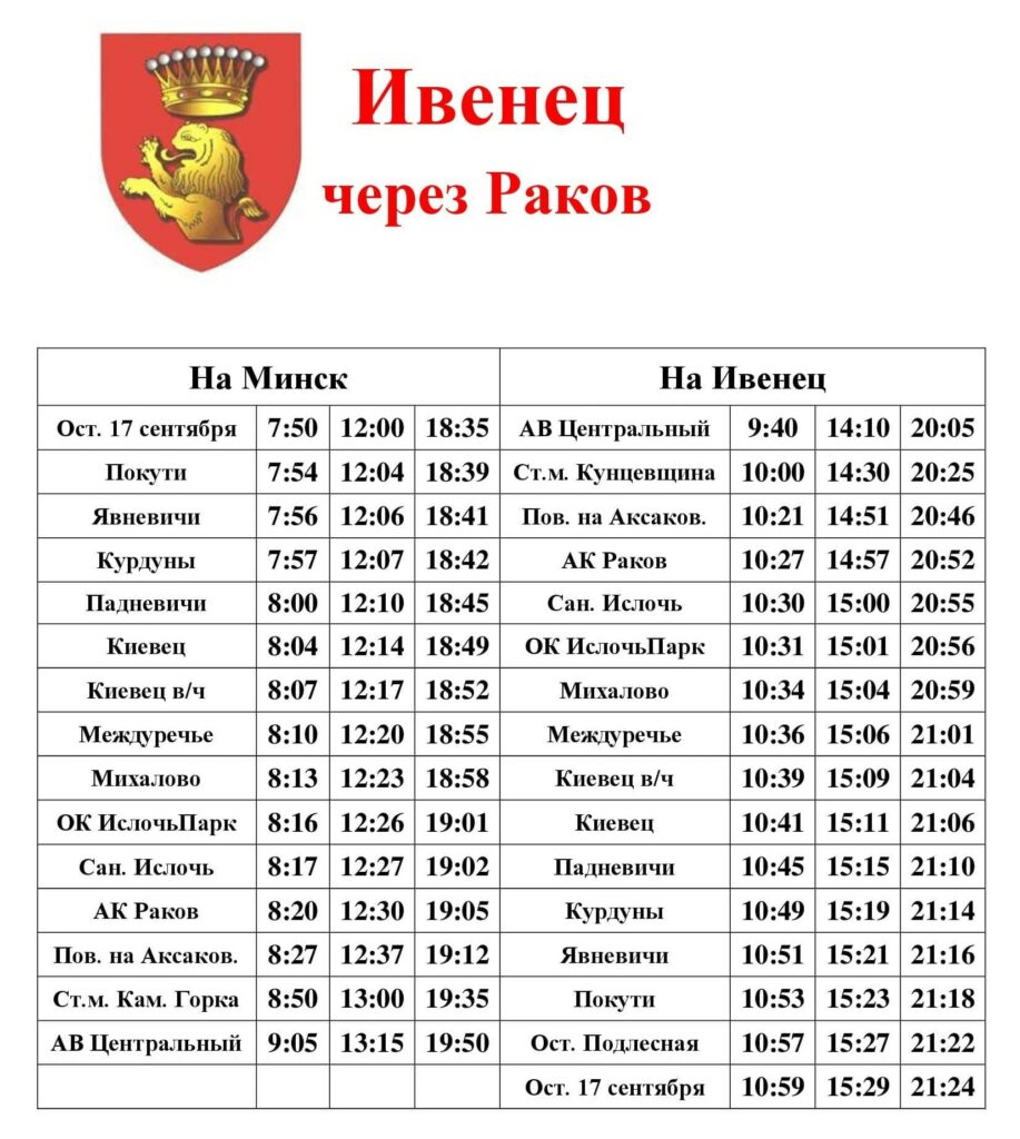 ивенец-через-раков